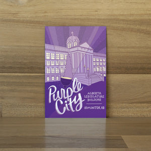 Purple City Postcard
