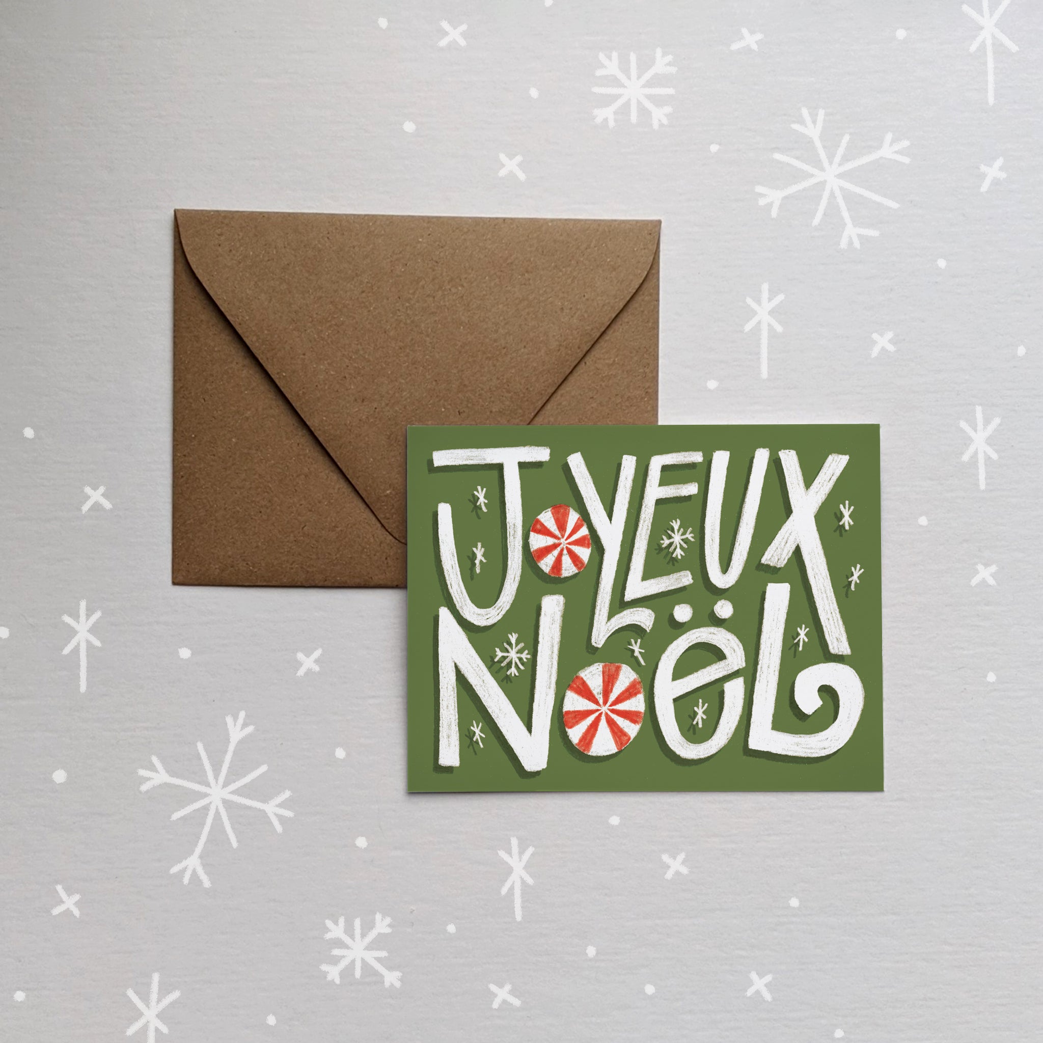 Joyeux Noël Folded Card