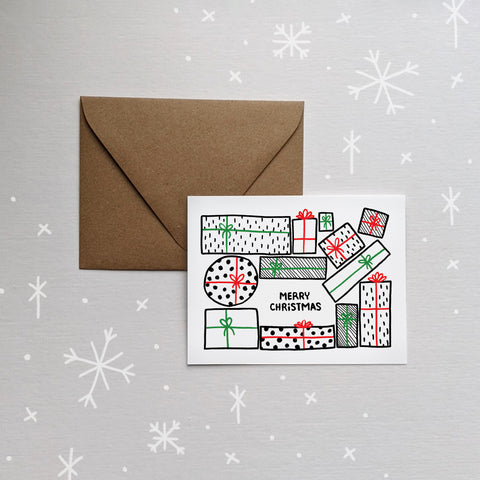 Merry Christmas Folded Card