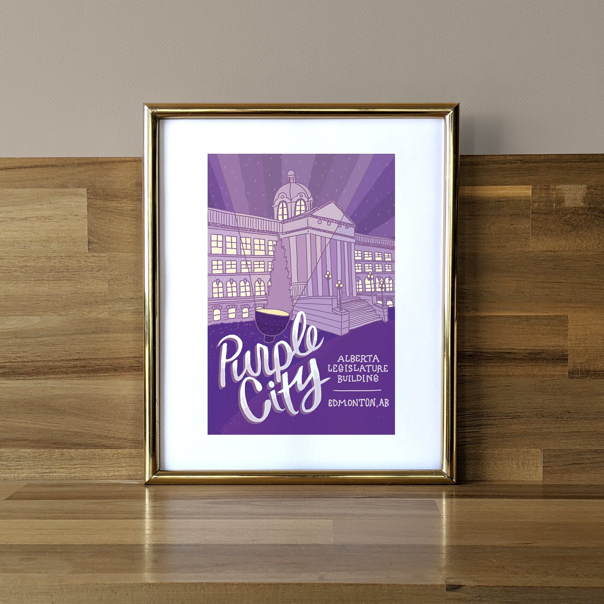 Purple City Print