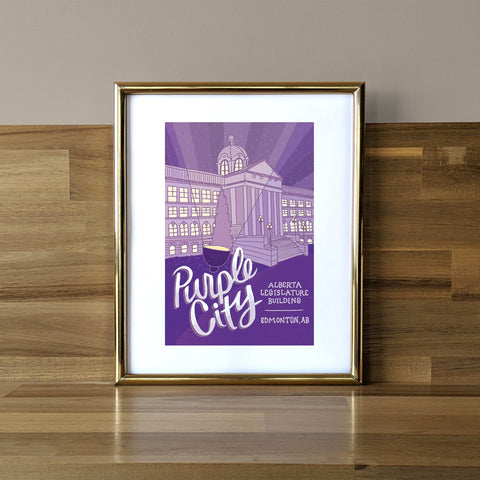 Purple City Print